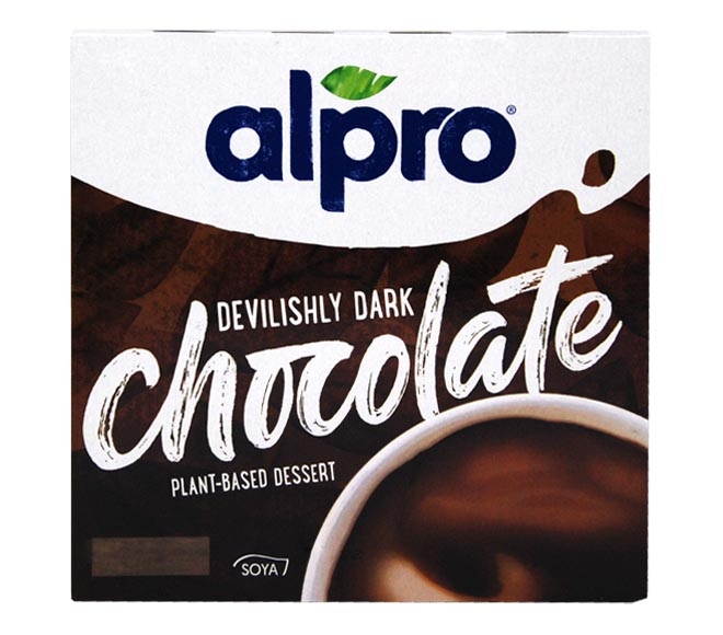 dessert soya ALPRO 4x125g – devilishly dark chocolate