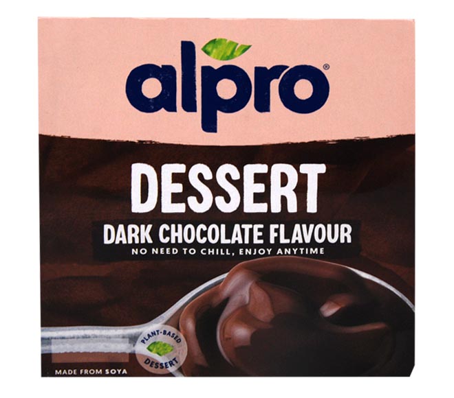 dessert soya ALPRO 4x125g – dark chocolate