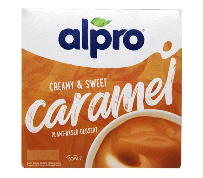 dessert soya ALPRO 4x125g – creamy & sweet caramel