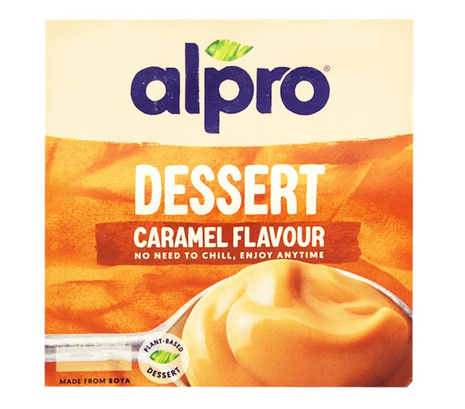 dessert soya ALPRO 4x125g – creamy & sweet caramel