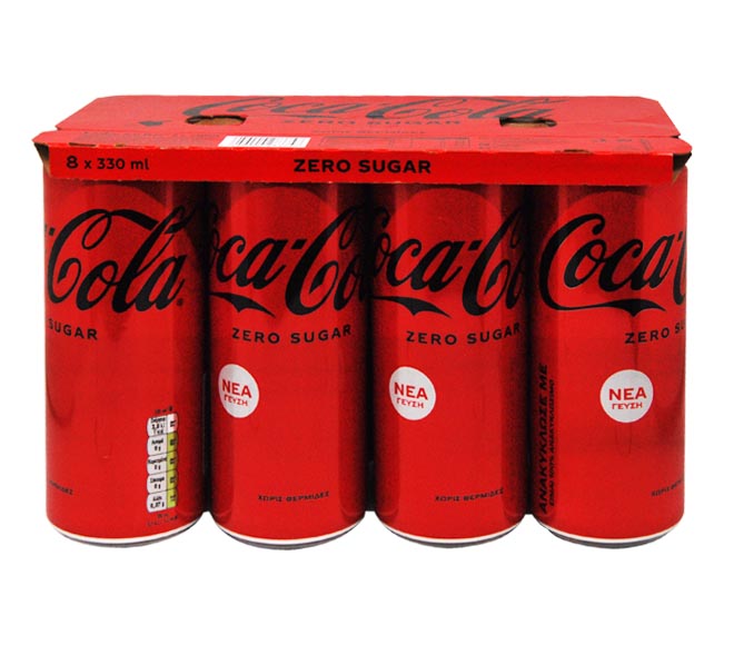 can COCA COLA 8x330ml zero
