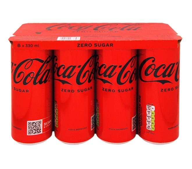 can COCA COLA 8x330ml zero
