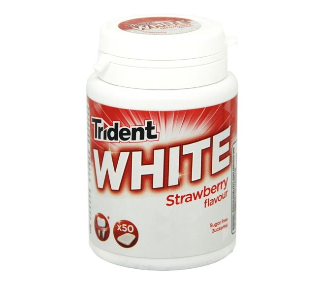 gum TRIDENT white strawberry sugar free 70g