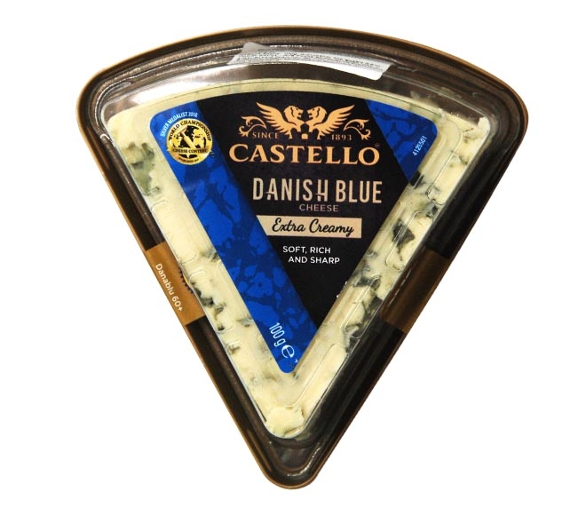 cheese CASTELLO Danish Blue Extra Creamy 100g