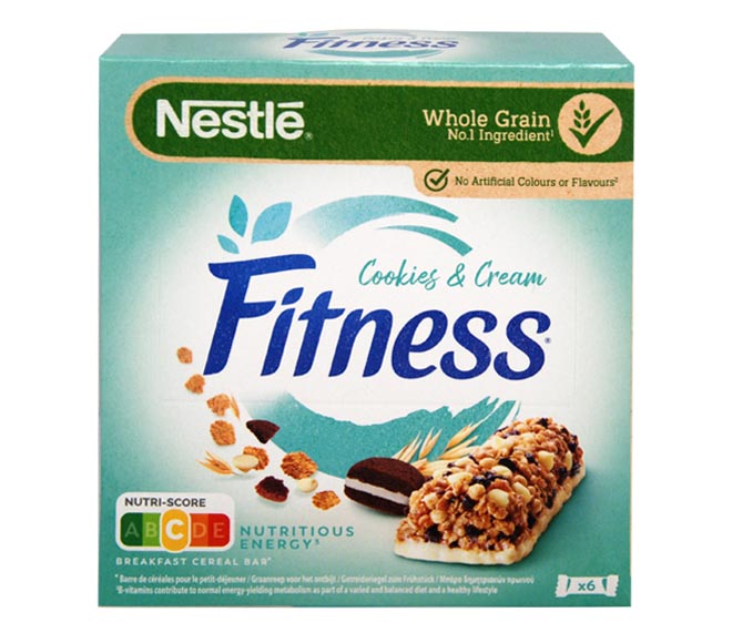 NESTLE Fitness bars cookies & cream 6×23.5g