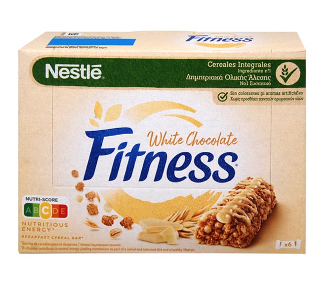 NESTLE Fitness bars white chocolate 6×22.5g