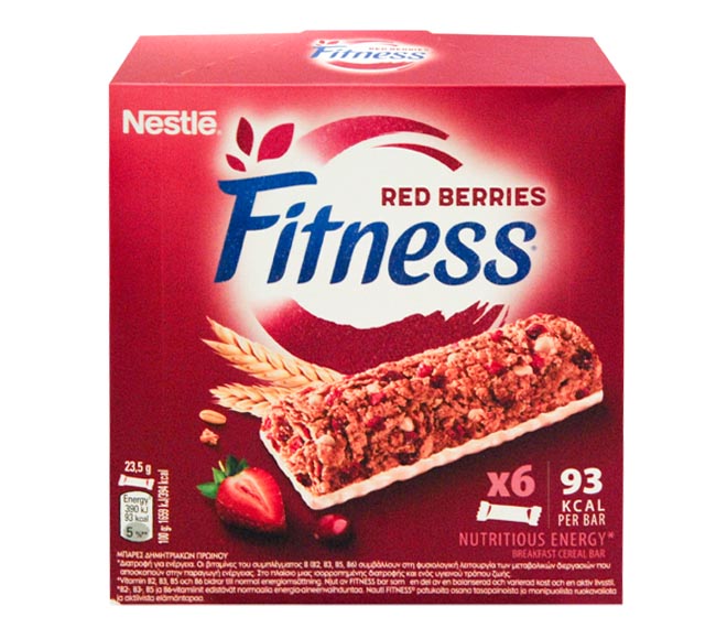 NESTLE Fitness bars red berries 6×23.5g