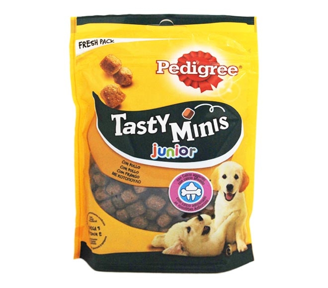 dog PEDIGREE tasty minis junior with chicken 125g