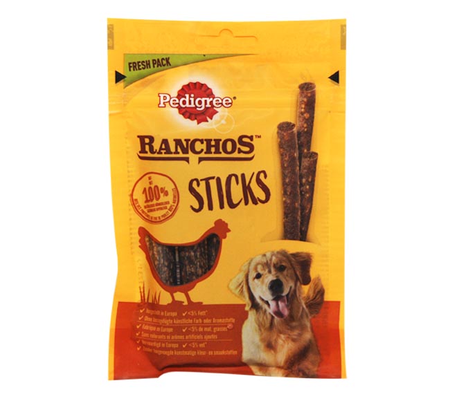 dog PEDIGREE ranchos sticks 60g – chicken