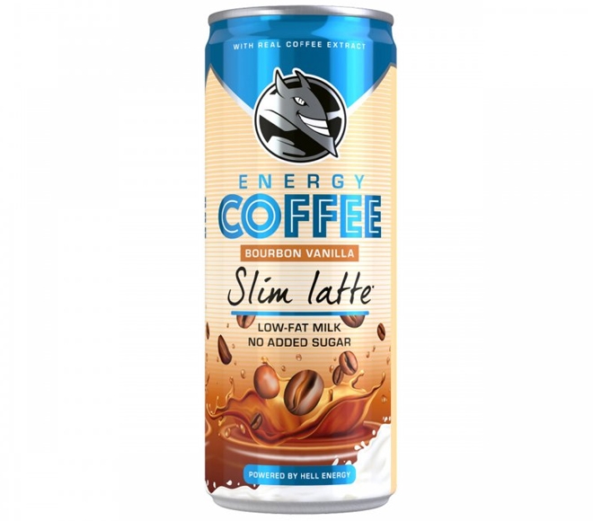 coffee ENERGY bourbon vanilla 250ml – slim latte
