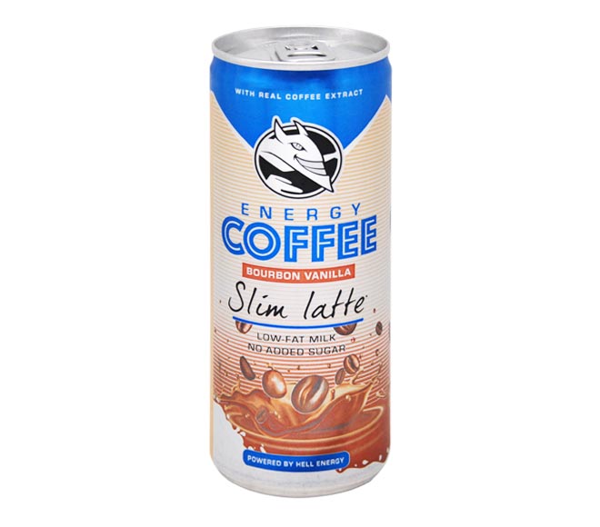 coffee ENERGY bourbon vanilla 250ml – slim latte