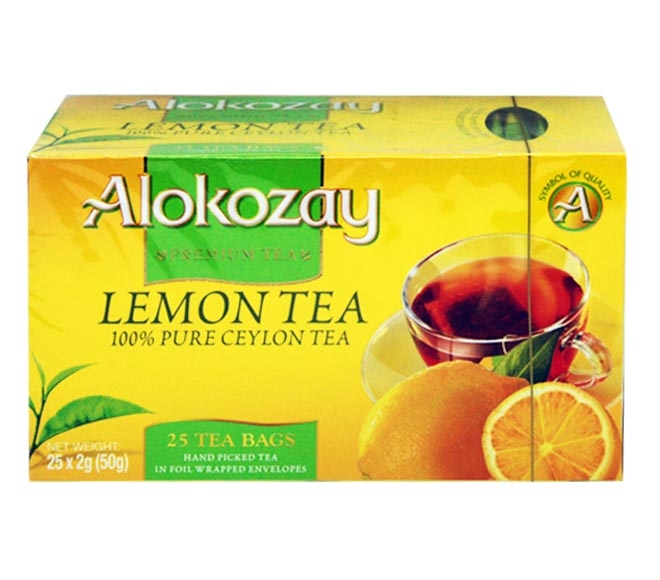 tea ALOKOZAY (25pcs) 50g – Lemon (100% pure Ceylon tea)
