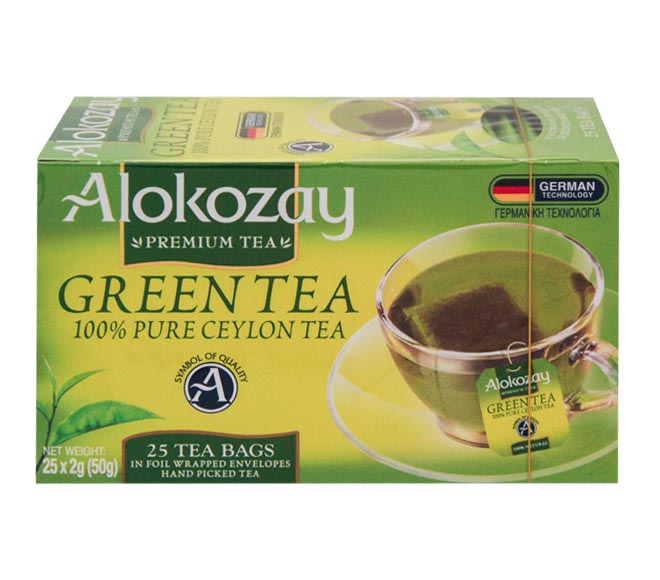 tea ALOKOZAY (25pcs) 50g – Green (100% pure Ceylon tea)