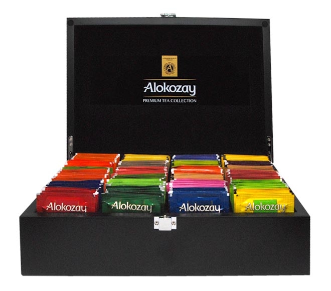 tea ALOKOZAY assortment chest (wooden box) – 144x2g