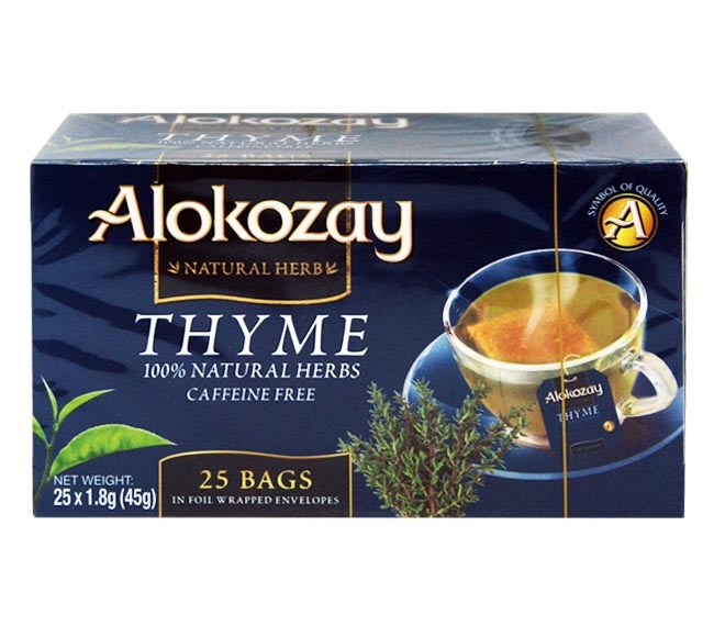 tea ALOKOZAY (25pcs) 45g – Thyme (100% natural herbs caffeine free)