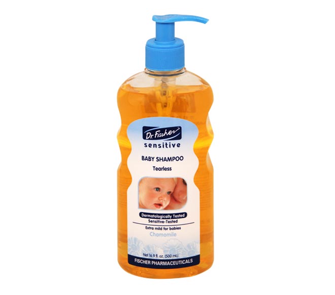 DR FISCHER Sensitive baby shampoo tearless 500ml – Chamomile
