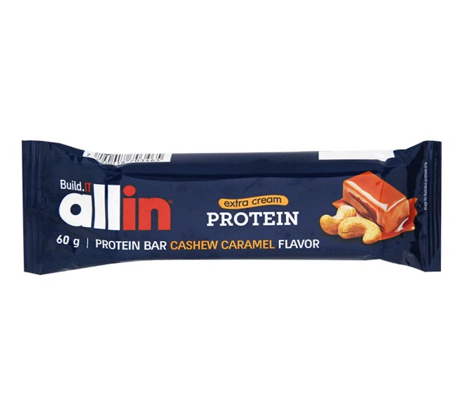 ALLIN bar Protein extra cream 60g – Cashew Caramel