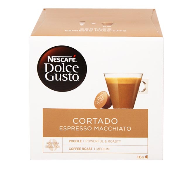 NESCAFE dolce gusto CORTADO ESPRESSO MACCHIATO 100.8g – (16 portions)
