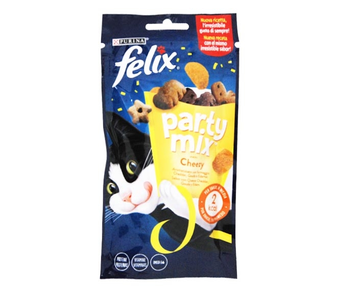 cat FELIX Party Mix snacks 60g – Cheezy