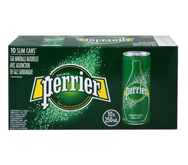 PERRIER sparkling water 10 x 250ml