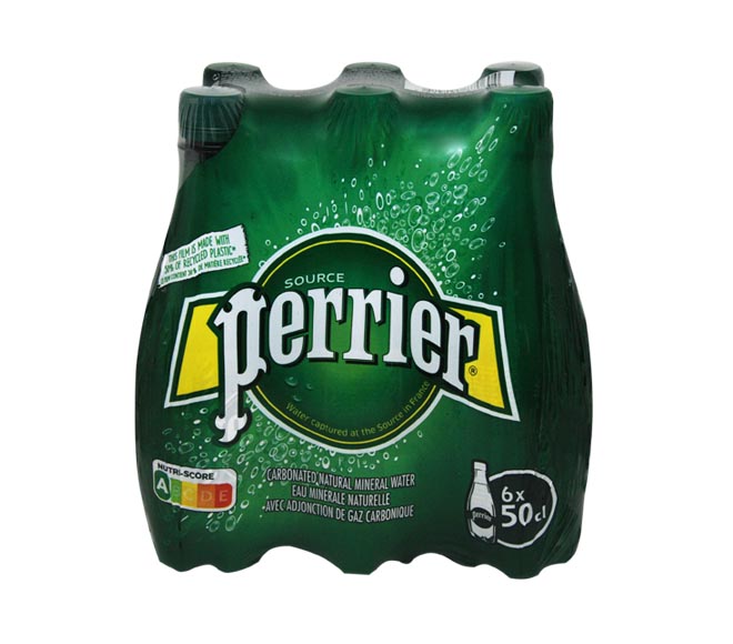 PERRIER sparkling water 6 x 500ml