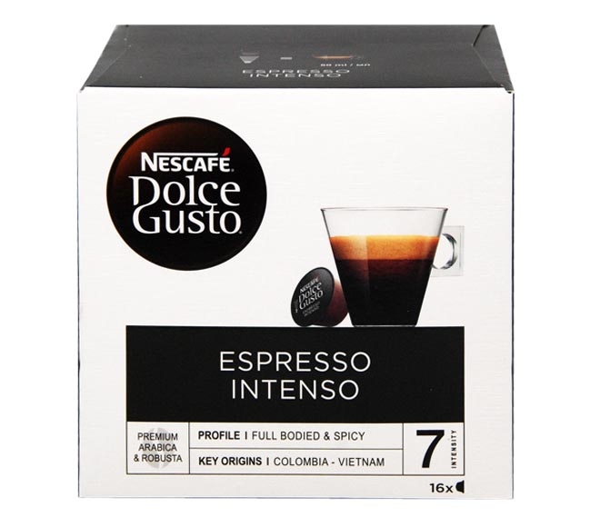 NESCAFE dolce gusto ESPRESSO INTENSO 112g – (16 portions – intensity 7)
