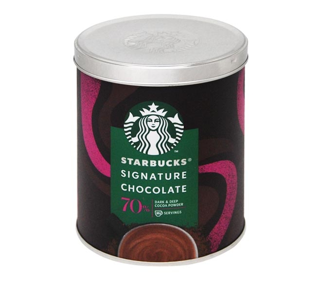 STARBUCKS Signature Chocolate cocoa powder 70% 300g – dark & deep
