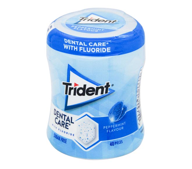 gum TRIDENT Oral-B peppermint sugar free 68g