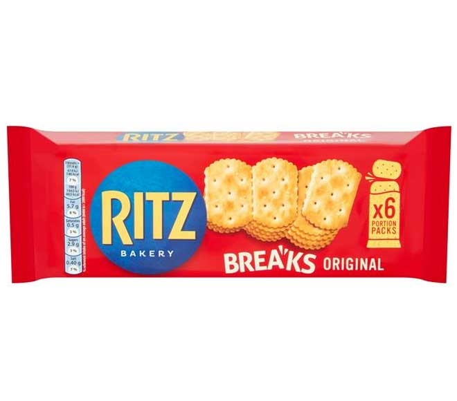 RITZ BREAKS 190g – original 6 portion packs