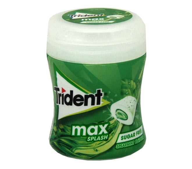 gum TRIDENT max spearmint sugar free 50.6g