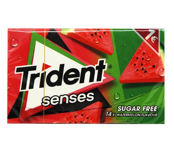 gum TRIDENT senses watermelon sugar free 27g