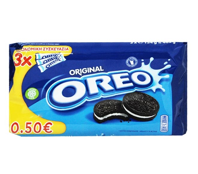 OREO Original creme biscuits 3x154g (€0.50 OFF)