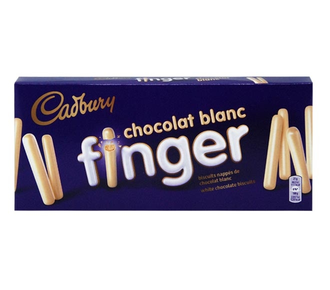 CADBURY fingers white chocolate 138g
