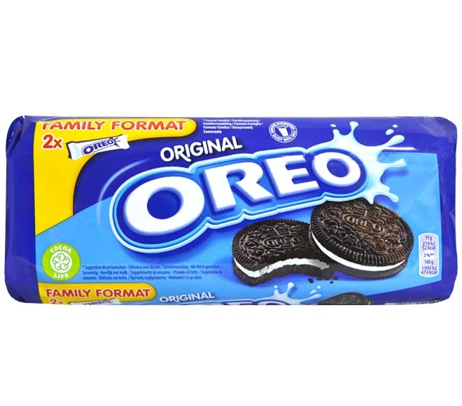 OREO Original creme biscuits family format 2x154g