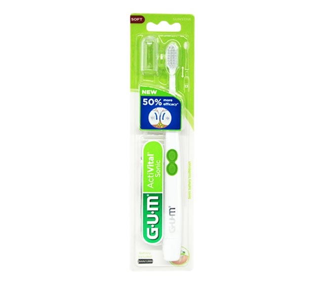 toothbrush G.U.M ActiVital Sonic white with battery – Soft