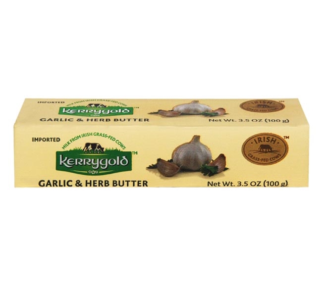 butter KERRYGOLD garlic & herb 100g