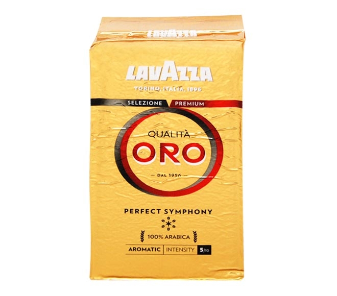 LAVAZZA Qualita Oro coffee 250g – PERFECT SYMPHONY (intensity 5)