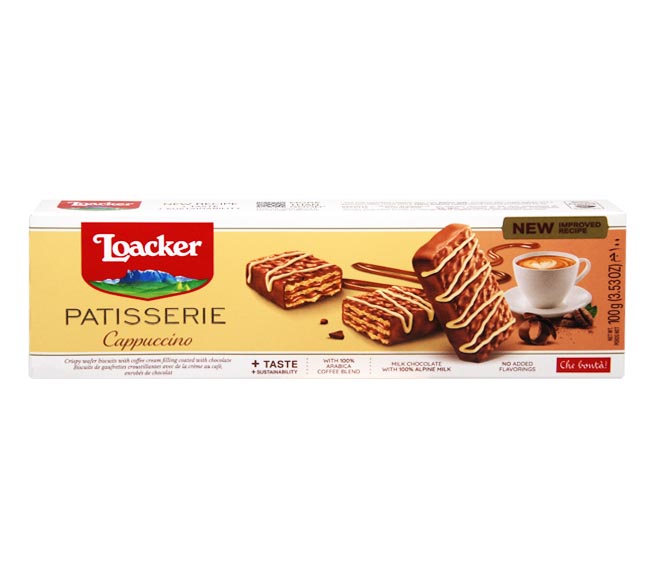 LOACKER biscuits 100g – CAPPUCCINO