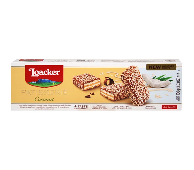 LOACKER biscuits 100g – COCONUT
