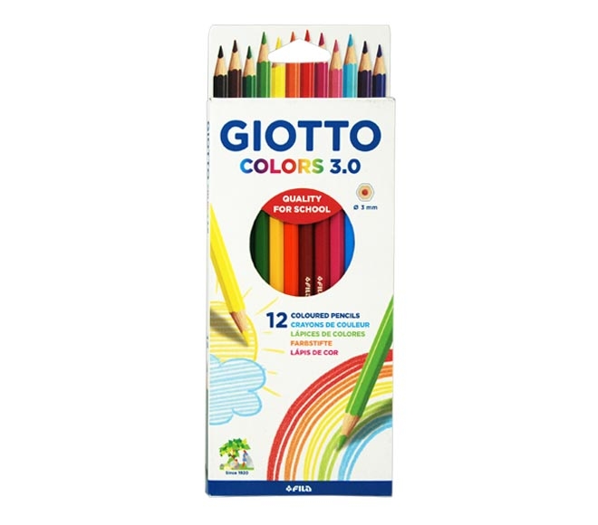 pencils GIOTTO coloured 12pcs – Cheap Basket