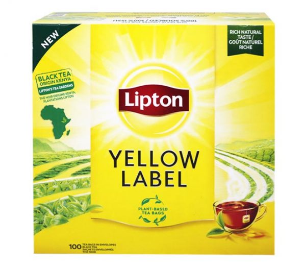 tea LIPTON yellow label (100pcs) 150g
