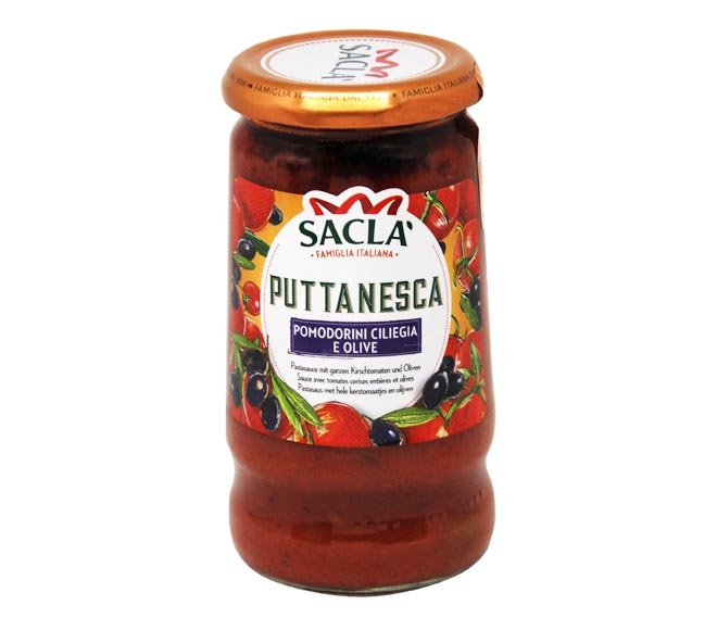 SACLA Puttanesca pomodorini olive 350g