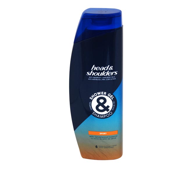 HEAD & SHOULDERS shower gel & shampoo 360ml – Sport