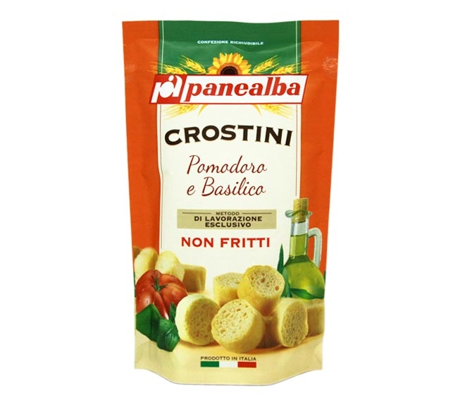 PANEALBA CROSTINI croutons with tomato & basil 100g