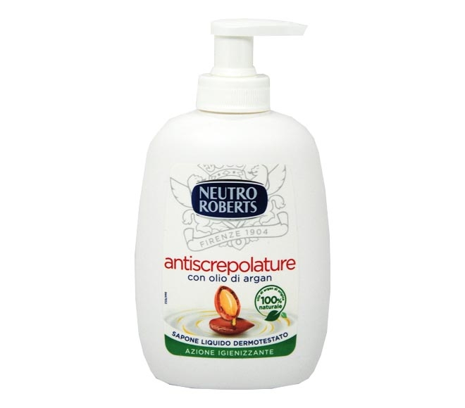NEUTRO ROBERTS Antiscrepolature liquid soap 200ml – argan oil