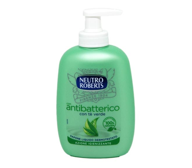 NEUTRO ROBERTS Antibacterial liquid soap 200ml – green tea