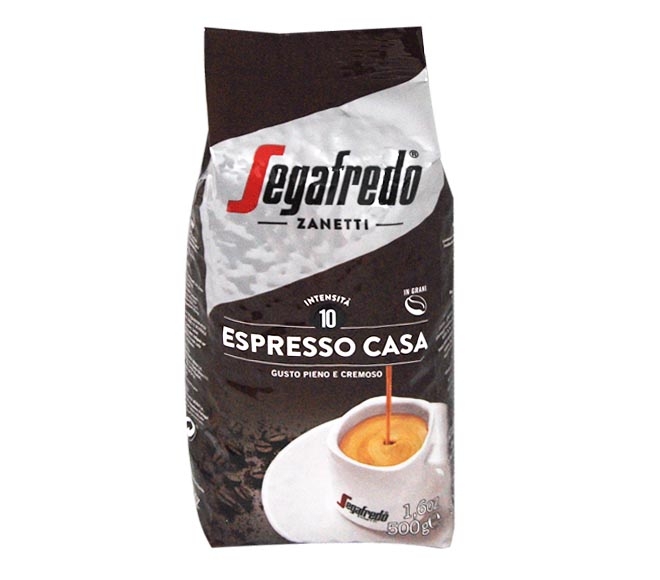 SEGAFREDO coffee beans ESPRESSO CASA 500g (intensity 10)