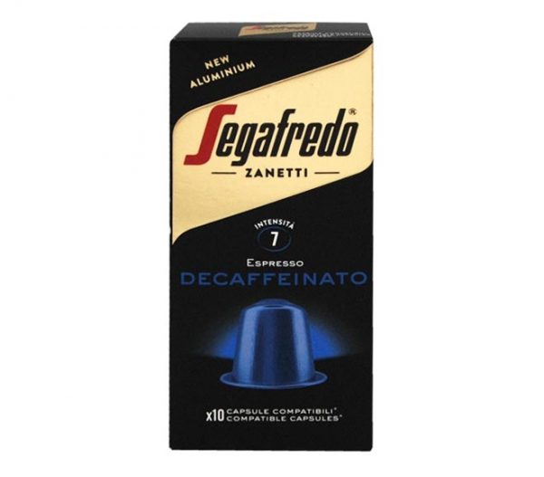 SEGAFREDO espresso DECAFFEINATO 51g - (10 caps - intensity 7)