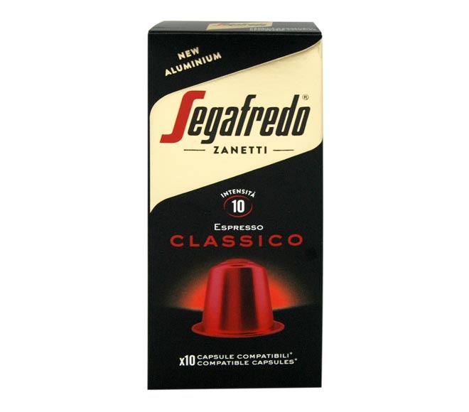 SEGAFREDO espresso CLASSICO 51g – (10 caps – intensity 10)
