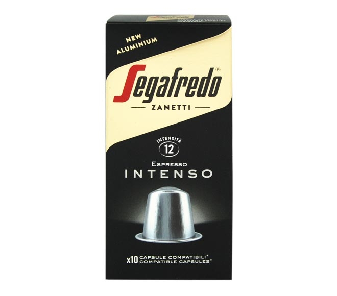 SEGAFREDO espresso INTENSO 51g – (10 caps – intensity 12)